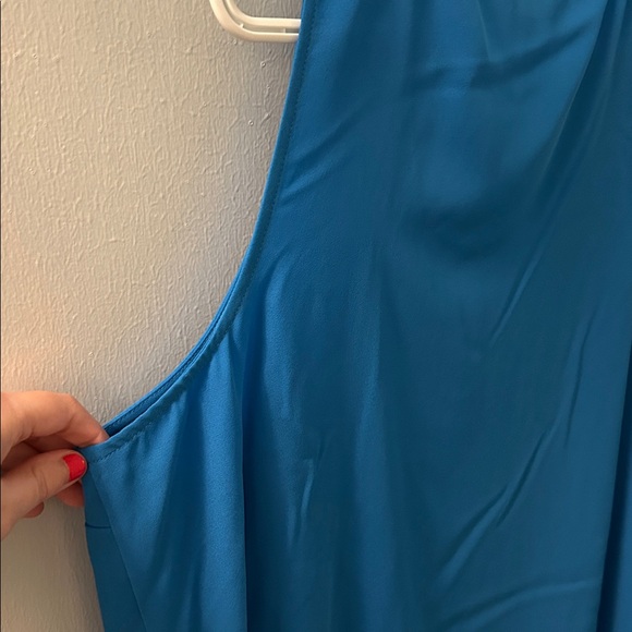 Nine West Vibrant Blue V-Neck Tank Top - Picture 8 of 12